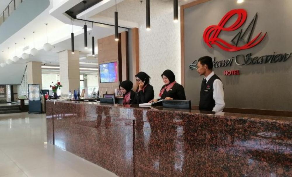 Seaview Apartment Kuah Bagian luar foto